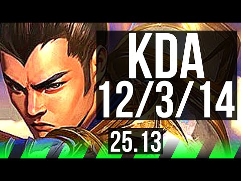 XIN ZHAO vs GRAVES (JGL) | 12/3/14, Dominating | KR Master | 25.13