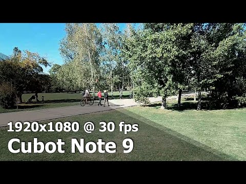 Cubot Note 9 - FHD (1080p) 30 fps camera video sample