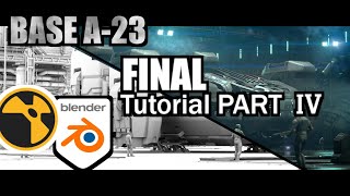 How to create full CG Ship Landing scene in Blender and Nuke - Part04 (Final Part)
