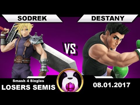 PPT-W17 - pM | Sodrek (Cloud) Vs. Destany (Little Mac) - Losers Semis - Smash 4