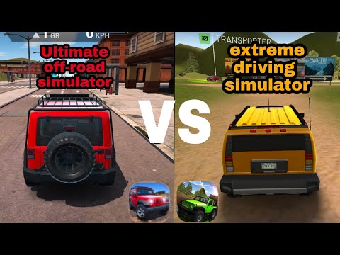 Extreme SUV driving simulator VS Ultimate off-road simulator comparison android gameplay