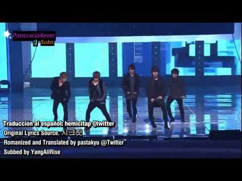 [Sub Español] Super Junior KBS Gayo Daejun 2010 (Rap part before Bonamana)