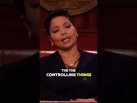 CONTROLLING Wife Runs His ENTIRE LIFE in Court! #shorts #courtroomdrama #karma