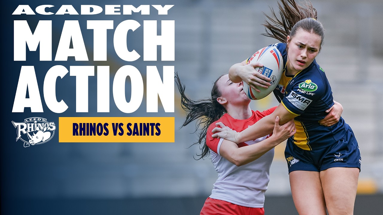 Academy Match Action | Rhinos vs Saints
