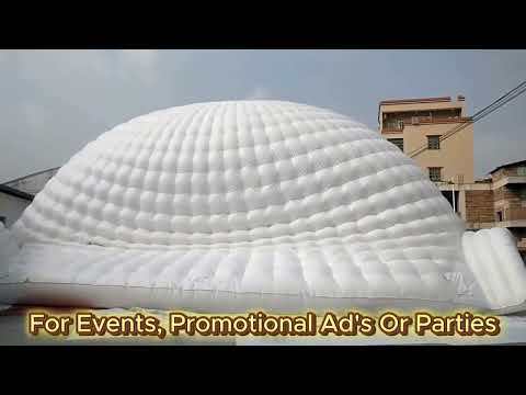 Giant White Igloo Dome, Inflatable Dome, Inflatable Planetarium Dome! #inflatable #dome #tent #tents