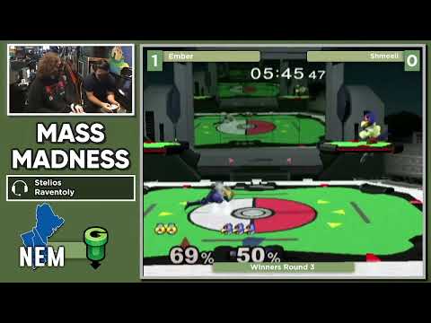 Mass Madness 38 SSBM - Ember (Sheik) vs. Shmeeli (Falco) - Melee WR3