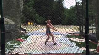 an exhausted Melissa's 6lb PR by a lot