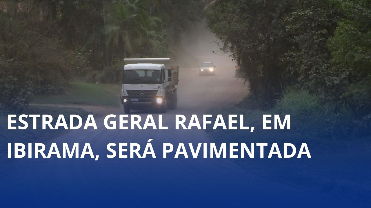 Estrada Geral Rafael, em Ibirama, será pavimentada