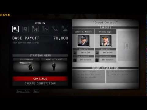 Hitman: Absolution - Contract Mode Gameplay! [Part 1] - Contract Killer