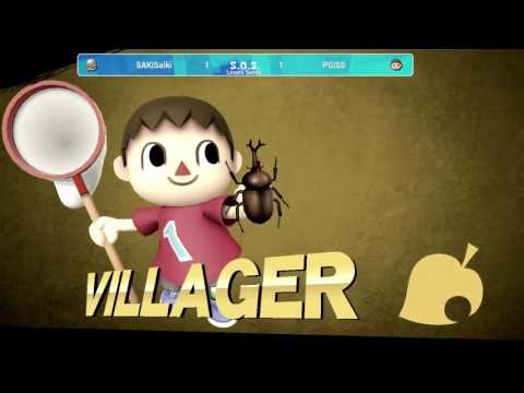 SOS13 Losers Semis - PG|SS (Villager) vs SAK|Saiki (Sheik)