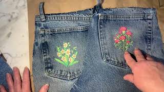 Adding Craft Room Storage With Upcycled Jeans