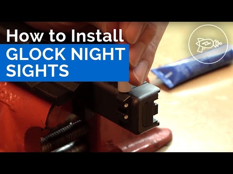 Установка ночных прицелов Glock без толкателя прицела (HD+Quick)