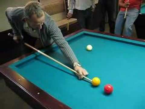 Carambol Training: Langer Zieher kurzer Abstand (Faustbock)