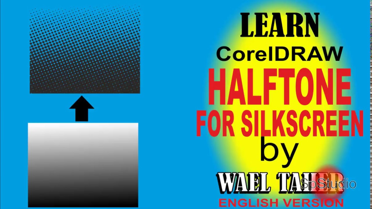 halftone for silkscreen in CorelDraw english version
