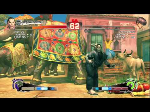 Ixion_90 (Dan) Vs angryreddevil (Guy) SSF4 AE Ranked Matches - PSN