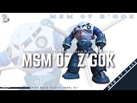 Speed Build | High Grade 1/144 MSM 07 Z'GOK | Bandai