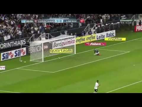 Gol de Jadson - Corinthians 2x0 Linense - Campeonato Paulista 29/03/2017