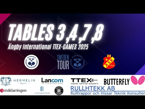 (2) Saturday / Tables 3,4,7 / Ängby International 2025
