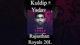 Kuldip Yadav Rajasthan Royals