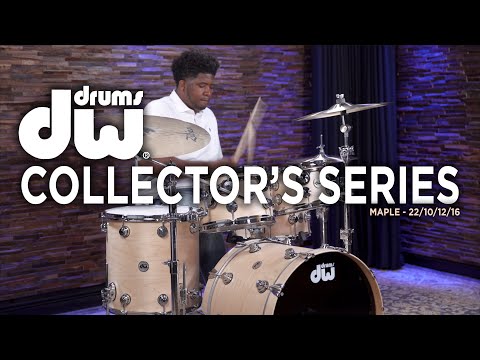 DW Collector's Series Maple Drum Set 22/10/12/16 - Natural Satin Oil (DW4PCCOLLSO22NX)