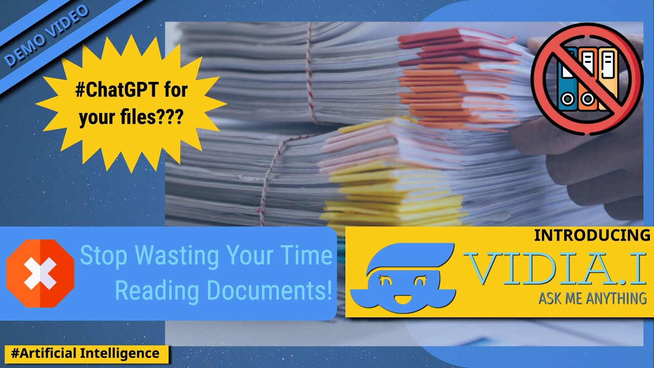 Demo Video | VIDIA.I - Ask Me Anything