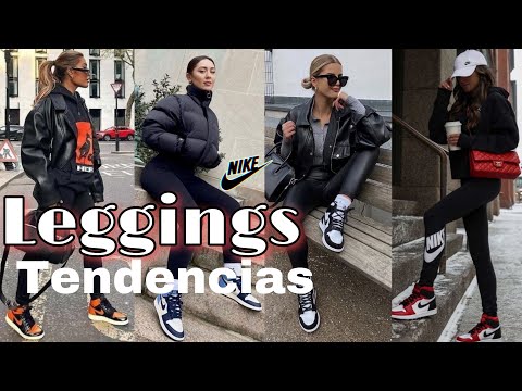 MODA 2022 OUTFITS DEPORTIVOS CASUALES DE MODA CÓMO COMBINAR LEGGINGS Tendencias ROPA DE MODA MUJER