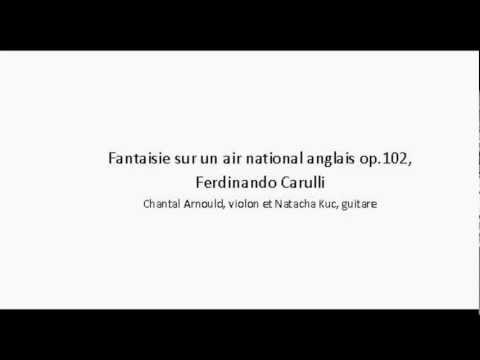 Fantaisie sur un air national anglais op.102, Ferdinando Carulli