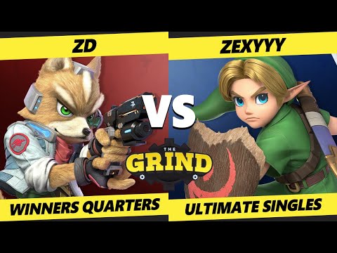 The Grind 178 Winners Quarters - Zexyyy (Young Link) Vs. ZD (Fox) Smash Ultimate - SSBU