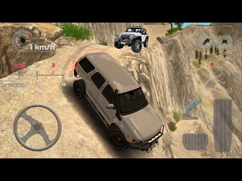 4x4 Offroad Jeep Driving Simulator 3D - Drive SUV 4x4 jeep Offroad Game - Android GamePlay