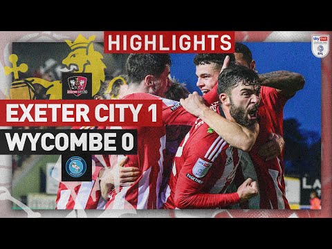 HIGHLIGHTS Exeter City 1 Wycombe Wanderers 0 (26/12/23) EFL Sky Bet League One