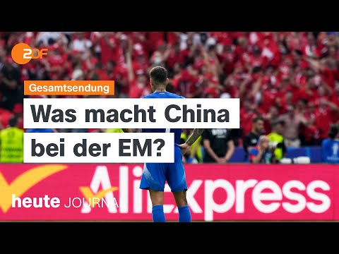 heute journal vom 29.06.2024 Chinesische Sponsoren bei EM, AfD-Bundesparteitag, Stichwahl im Iran