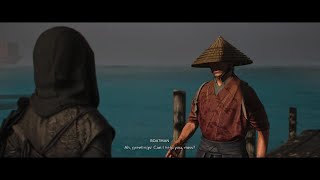 Assassin's Creed Shadows - Claws Of Awaji - Clip: Naoe Ask The Boatman To Take Her To Awaji Island