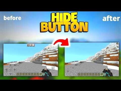 Ultimate Button Hider Mod for Minecraft PE