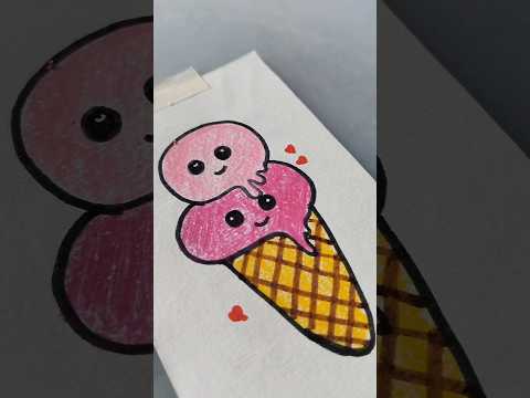 # Icecream 🍦# Please subscribe 🙏# Art with sohani # Simple cute 🥰 drawing #