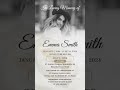 Create a Peaceful Memorial Service Invite 🌹 Editable Funeral Template in Canva