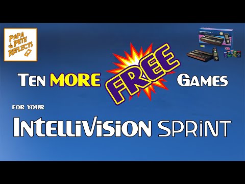 Ten More FREE Games for Your Intellivision Sprint - Papa Pete Reflects