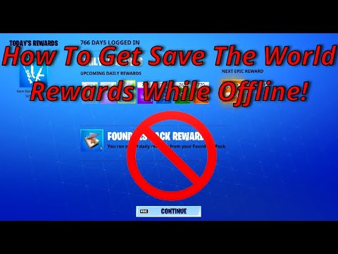 How To Auto Claim Save The World Daily Login Rewards!