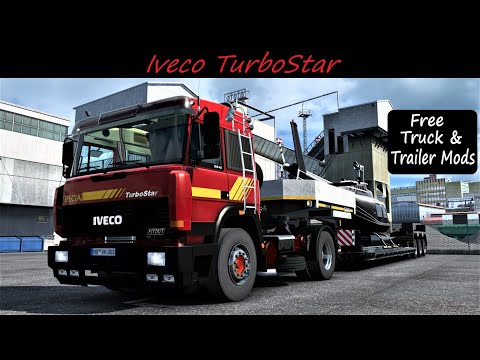 *Updated* Free Iveco TurboStar SP V8 Bell 206 Haul Liepāja to Riga JBX2/PNG Graphics 1.46 ETS2 4K