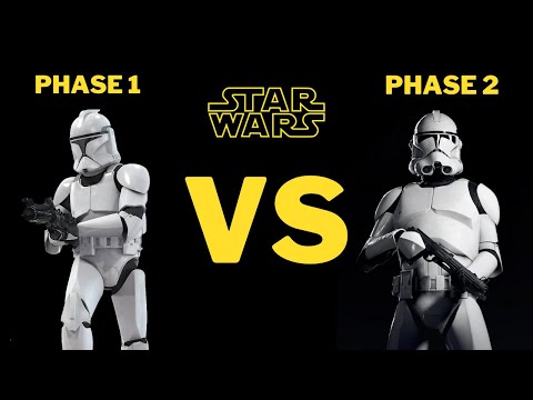 Phase 1 vs Phase 2 (Clone Trooper Armor)