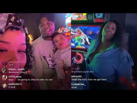 Chrisean Reunites Blueface With Jr But His Mom Karlissa Wasnt Feeling Her Being Around After Release