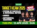TARGET KEAM 2025 100 QUESTION SERIES MATHS CHEMISTRY PHYSICS Xylem KEAM