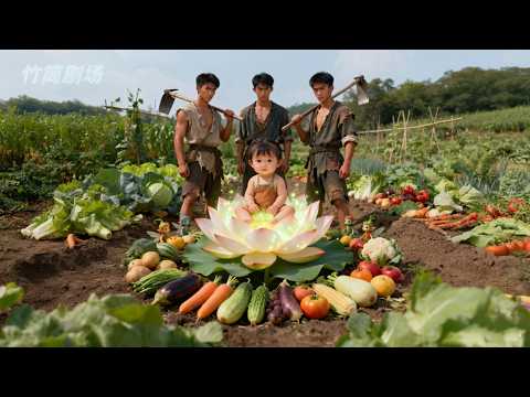 3 bachelors adopt poor girl,but her born with power and luck,lead them to overnight riches