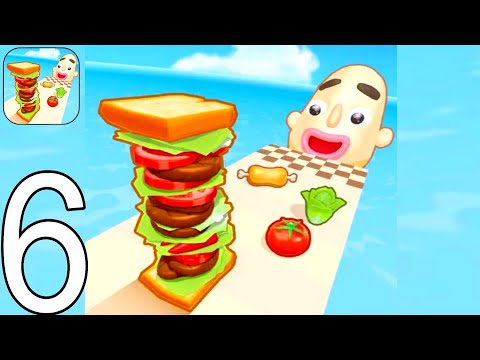Sandwich Runner - Gameplay Walkthrough Part 6 Tutorial NEW Mobile Game (Android,ios)