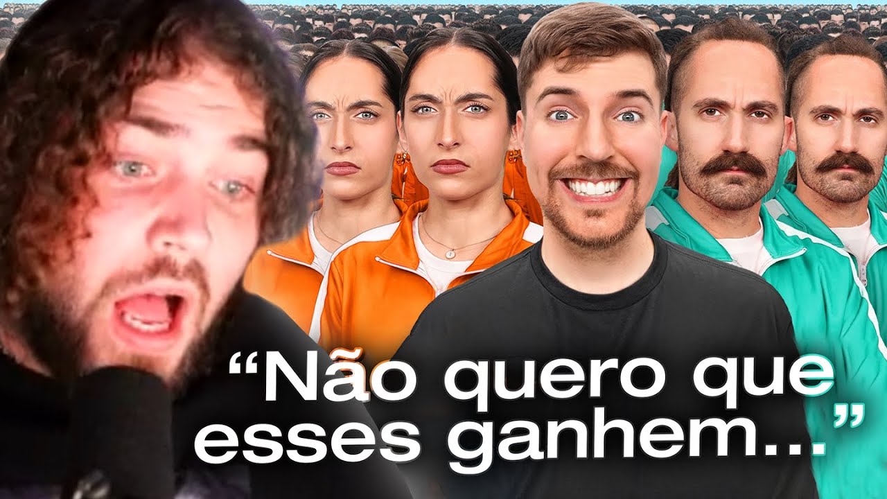 wuant reage a MrBeast "100 Gémeos Idênticos Disputam US$ 250,000"