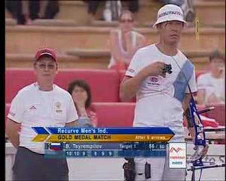 Baljinima Tsyrempilov v Juan Rene Serrano – recurve men's gold | Dubai 2007 Archery World Cup Final