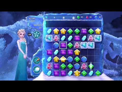 Frozen Free Fall: Snowball Fight Level 73 Walkthrough, , No Power Ups