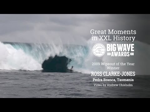 Ross Clarke-Jones 2009 Wipeout of the Year Winner  - WSL Big Wave Awards Greatest Hits