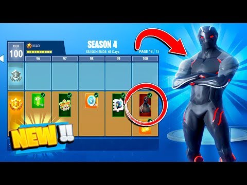 season 4 level 100 battle pass unlocked all new skins gameplay fortnite season 4 battle pass - alle skins season 4 fortnite