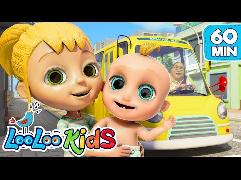 The Wheels on the Bus - Super Educational Songs for Children | LooLoo Kids