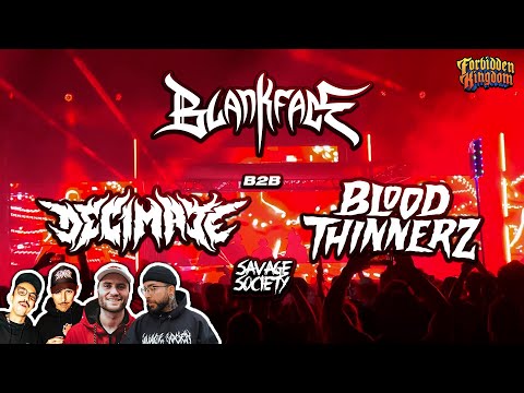 SAVAGE SOCIETY: BLANKFACE B2B DECIMATE B2B BLOODTHINNERZ @ Forbidden Kingdom 2023